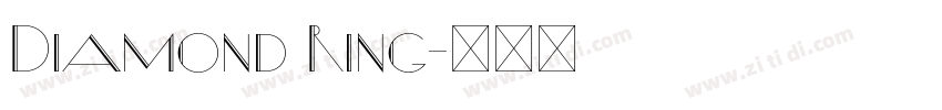 Diamond Ring字体转换